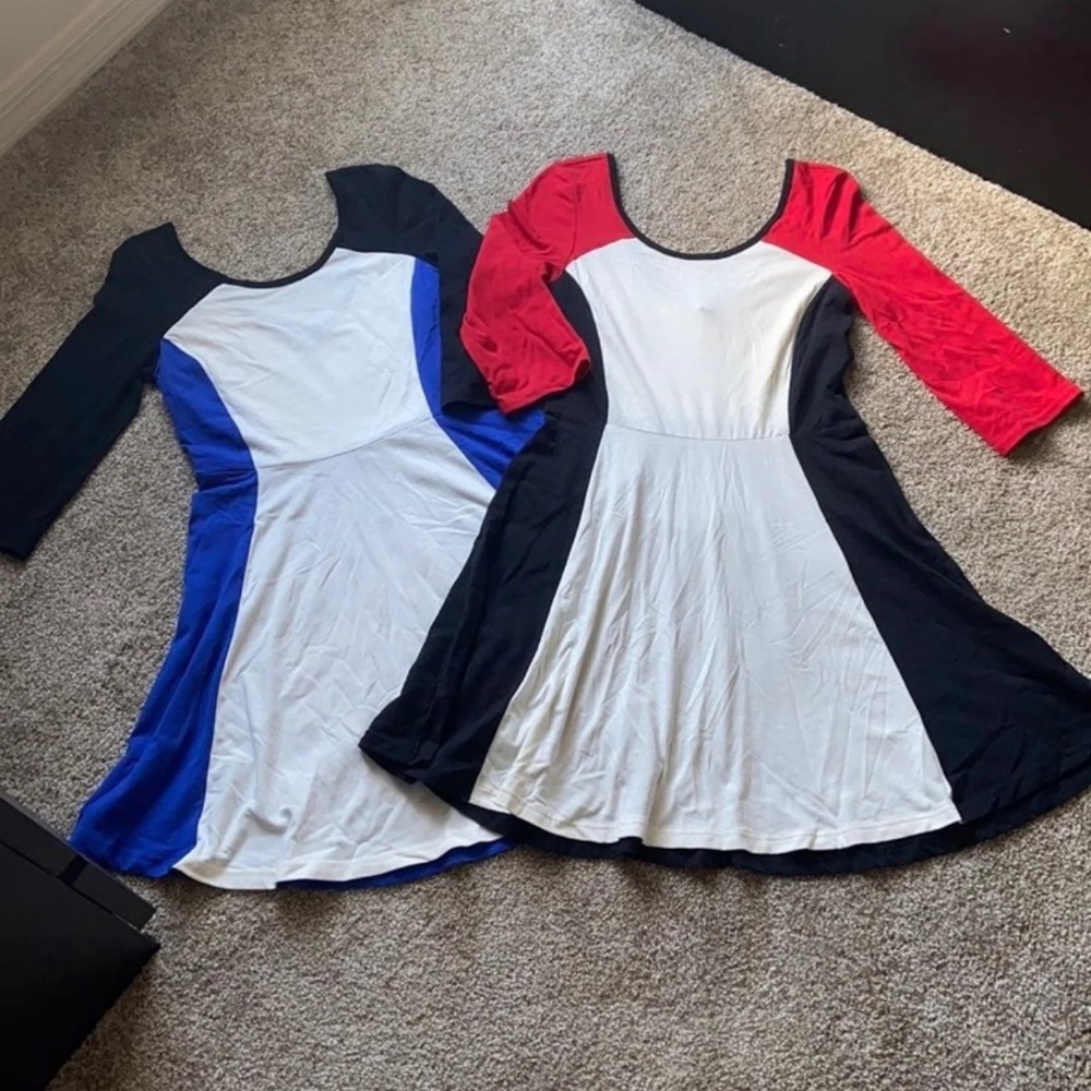 2 Express Colorblock Dresses
